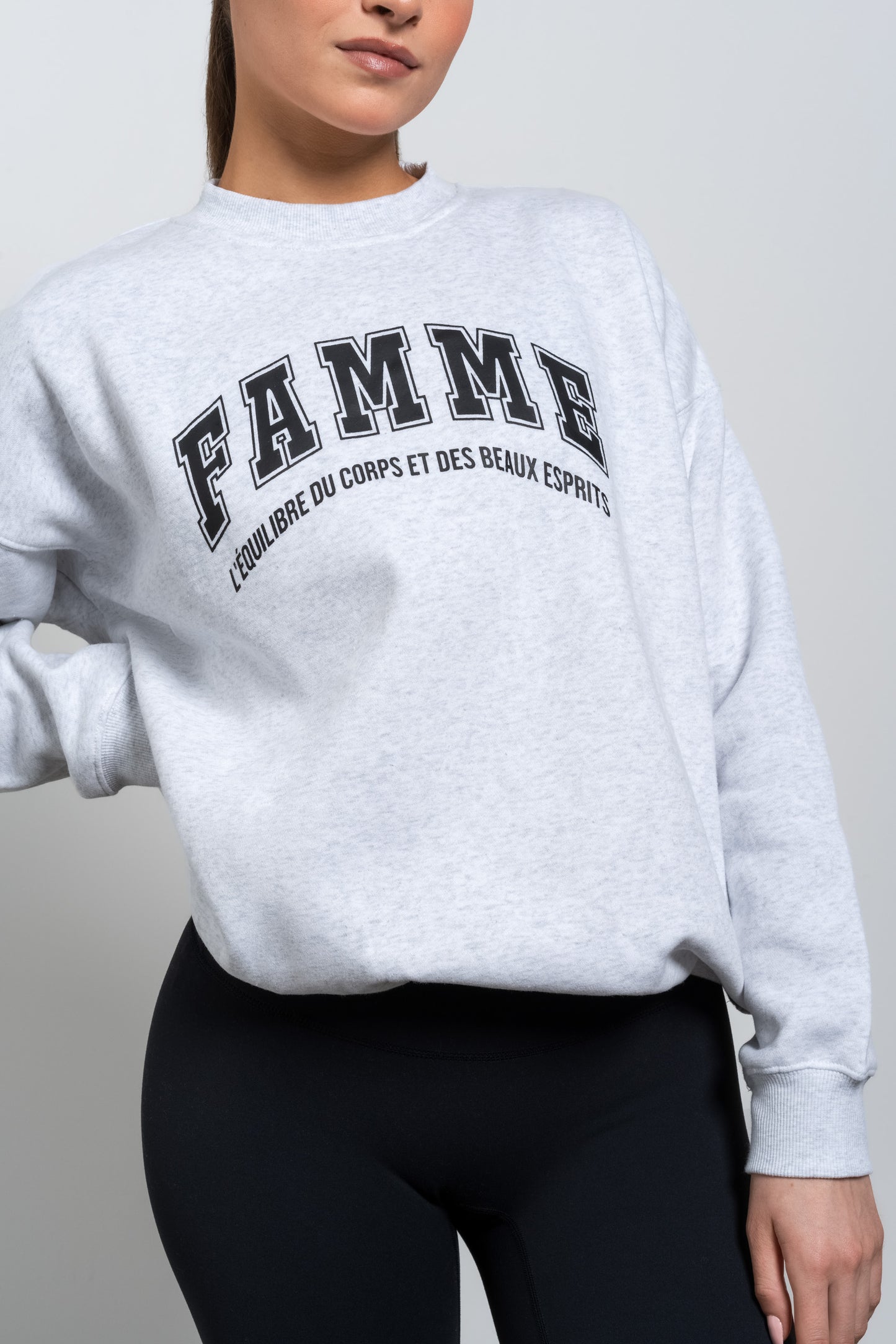 Grey Équilibre Sweatshirt - for dame - Famme - Sweatshirt