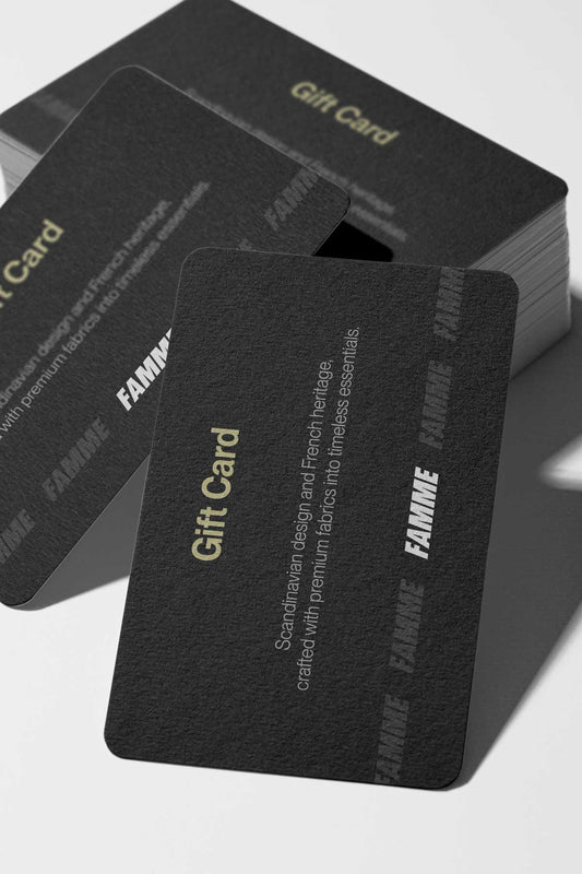 Gavekort - for dame - Famme - Gift Cards