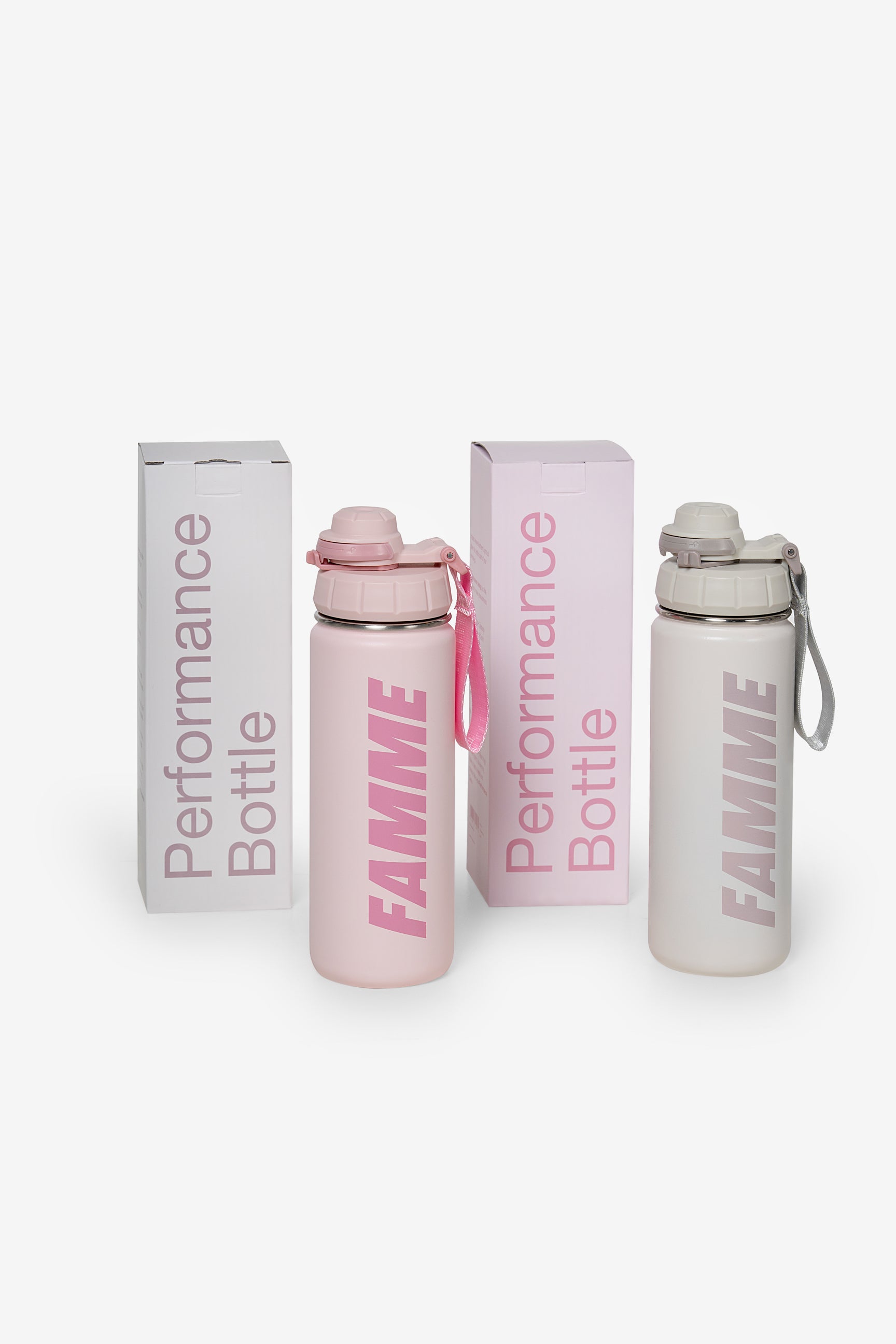 Pink Performance Water Bottle - for dame - Famme - Water Bottle